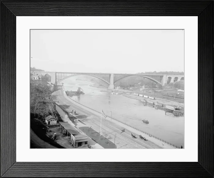 Framed Print : The Harlem from High Bridge, New York, c1905. Creator: Unknown Framed Print : The Harlem from High Bridge, New York, c1905. Creator: Unknown