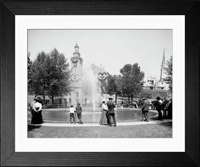 Framed Print : South Canal Park, Sault Ste. Marie, Mich. c1905. Creator: Unknown Framed Print : South Canal Park, Sault Ste. Marie, Mich. c1905. Creator: Unknown