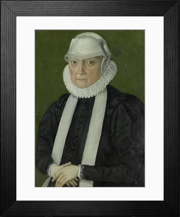 Framed Print : Portrait of a Woman, probably Anna Jagellonia, Queen of Poland, 1570-1580. Creator: Anon Framed Print : Portrait of a Woman, probably Anna Jagellonia, Queen of Poland, 1570-1580. Creator: Anon