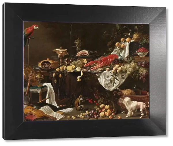 Banquet Still Life, 1644. Creator: Adriaen van Utrecht