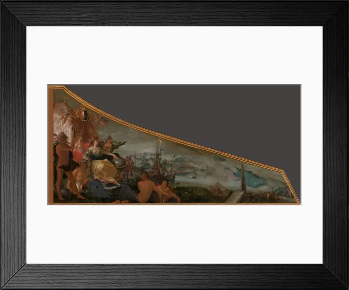 Framed Print : Amsterdam as the Centre of World Trade, c.1604-c.1607. Creator: Pieter Isaacsz Framed Print : Amsterdam as the Centre of World Trade, c.1604-c.1607. Creator: Pieter Isaacsz
