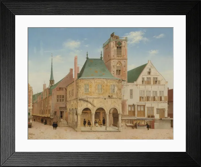 Framed Print : The Old Town Hall of Amsterdam, 1657. Creator: Pieter Jansz Saenredam Framed Print : The Old Town Hall of Amsterdam, 1657. Creator: Pieter Jansz Saenredam