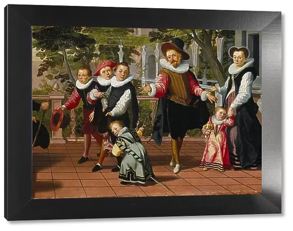 Rich Children, Poor Parents, 1599. Creator: Aert Pietersz