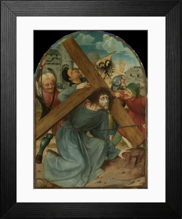 Framed Print : Christ Carrying the Cross, c.1510-c.1515. Creator: Quentin Metsys I