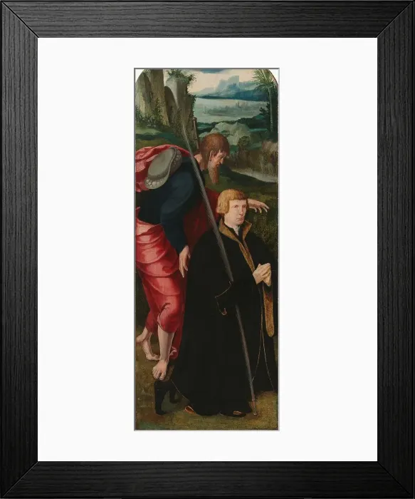 Framed Print : The Raising of Lazarus, c.1530-c.1535. Creator: Aert Claesz Framed Print : The Raising of Lazarus, c.1530-c.1535. Creator: Aert Claesz
