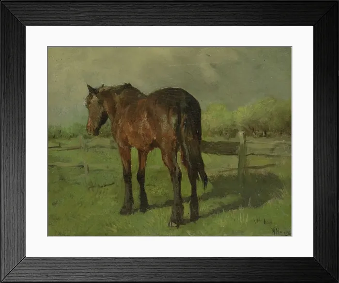 Framed Print : Horse, 1860-1888. Creator: Anton Mauve Framed Print : Horse, 1860-1888. Creator: Anton Mauve