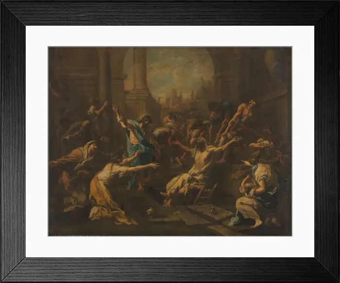Framed Print : The Raising of Lazarus, 1715-1740. Creator: Alessandro Magnasco Framed Print : The Raising of Lazarus, 1715-1740. Creator: Alessandro Magnasco