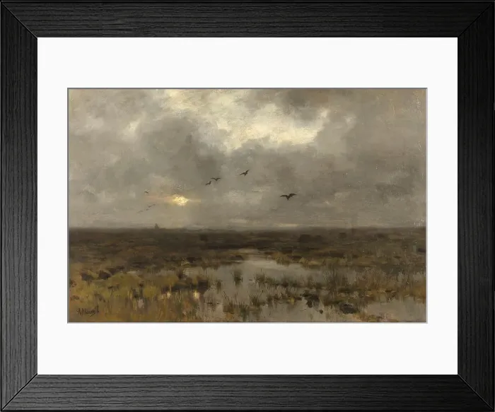 Framed Print : The Marsh, c.1885-c.1888. Creator: Anton Mauve Framed Print : The Marsh, c.1885-c.1888. Creator: Anton Mauve