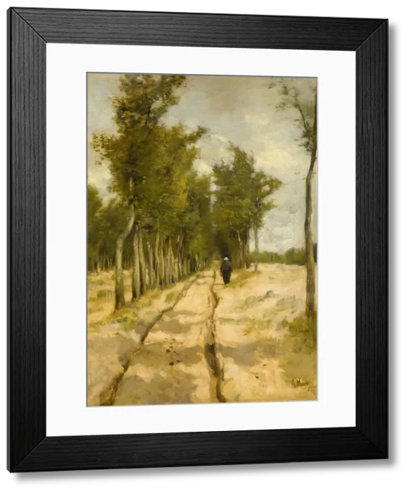 Framed Print : The Torenlaan in Laren, 1886. Creator: Anton Mauve Framed Print : The Torenlaan in Laren, 1886. Creator: Anton Mauve