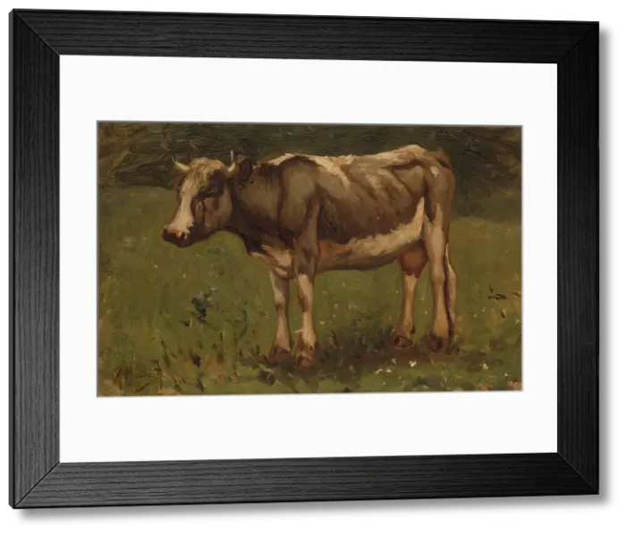 Framed Print : Cow, 1860-1888. Creator: Anton Mauve Framed Print : Cow, 1860-1888. Creator: Anton Mauve