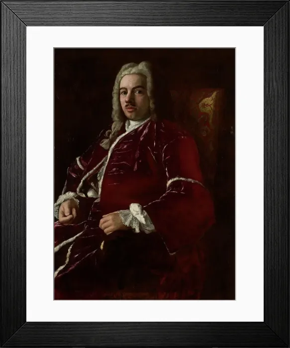 Framed Print : Portrait of Cornelis Calkoen (1696-1764). Ambassador to the Ottoman Empire in Constantinople (Istanb Creator: Jean Baptiste Vanmour) Framed Print : Portrait of Cornelis Calkoen (1696-1764). Ambassador to the Ottoman Empire in Constantinople (Istanb Creator: Jean Baptiste Vanmour)