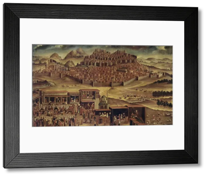 Framed Print : View of Ankara, 1700-1799. Creator: Anon Framed Print : View of Ankara, 1700-1799. Creator: Anon