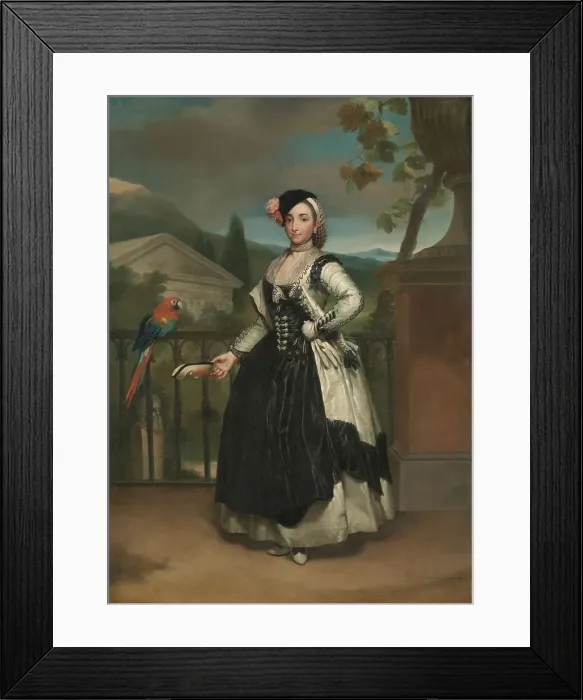 Framed Print : Portrait of Isabel Parreño y Arce, Marquesa de Llano, 1771-1772. Creator: Anton Raphael Mengs Framed Print : Portrait of Isabel Parreño y Arce, Marquesa de Llano, 1771-1772. Creator: Anton Raphael Mengs
