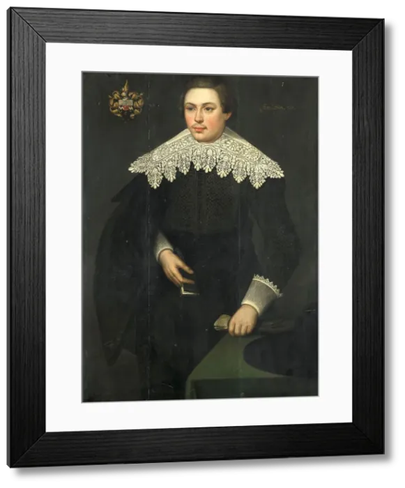 Framed Print : Portrait of Johan van Ceters (1602-29), after c.1650. Creator: Anon Framed Print : Portrait of Johan van Ceters (1602-29), after c.1650. Creator: Anon