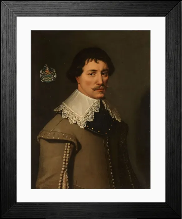 Framed Print : Portrait of Nicolaas de Witte (1603-29), 1629. Creator: Anon Framed Print : Portrait of Nicolaas de Witte (1603-29), 1629. Creator: Anon