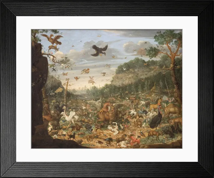 Framed Print : The Earth after the Fall of Man, 1690. Creator: Franz Rosel von Rosenhof Framed Print : The Earth after the Fall of Man, 1690. Creator: Franz Rosel von Rosenhof