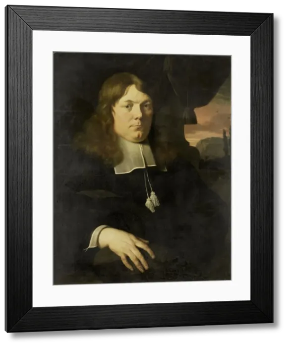 Framed Print : Portrait of a Man, 1660-1680. Creator: Ary de Vois Framed Print : Portrait of a Man, 1660-1680. Creator: Ary de Vois