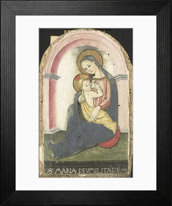 Framed Print : Madonna of Humility, (falsification of), 1910-1930. Creator: Unknown Framed Print : Madonna of Humility, (falsification of), 1910-1930. Creator: Unknown