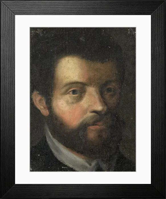 Framed Print : Portrait of a Man, c.1560-c.1799. Creator: Anon Framed Print : Portrait of a Man, c.1560-c.1799. Creator: Anon
