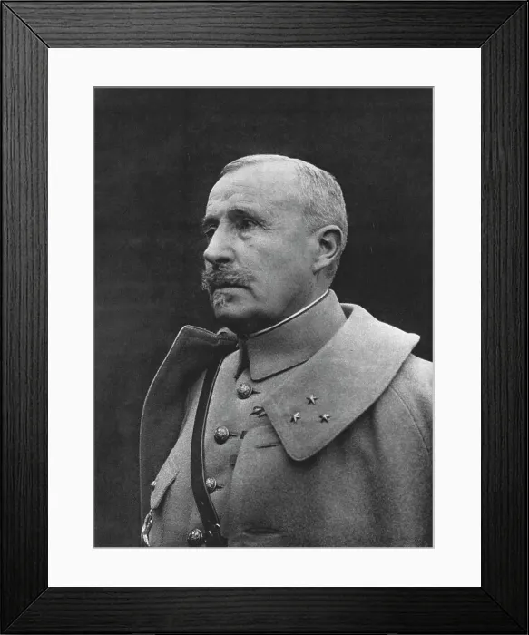 Framed Print : Le general Nivelle; commandant en chef des Armees du Nord et du Nord-Est, 1916. Creator: Unknown Framed Print : Le general Nivelle; commandant en chef des Armees du Nord et du Nord-Est, 1916. Creator: Unknown