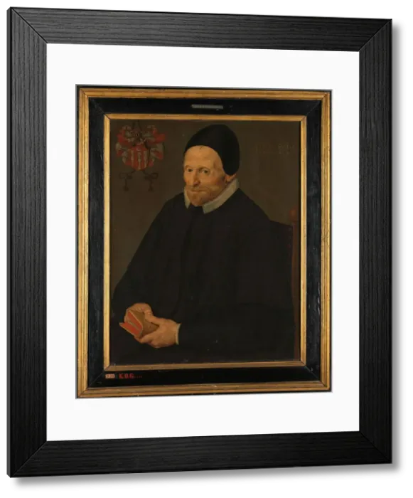 Framed Print : Portrait of Jacob Hendricksz. van Swieten, formerly entitled Dirck Hendricksz van Swieten, 1626. Creator: Anon Framed Print : Portrait of Jacob Hendricksz. van Swieten, formerly entitled Dirck Hendricksz van Swieten, 1626. Creator: Anon