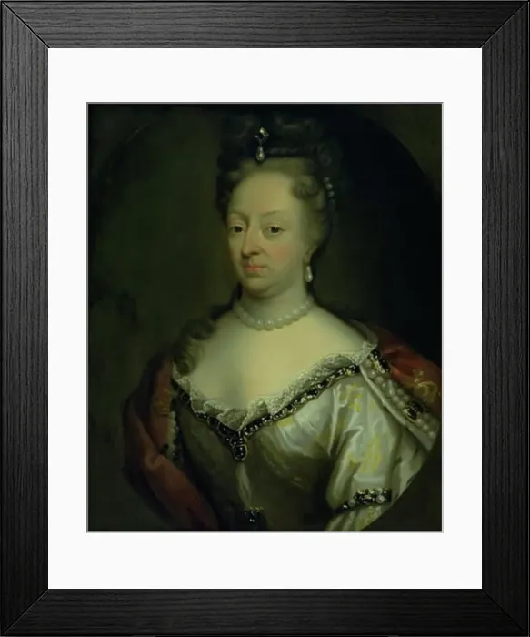 Framed Print : Queen Charlotte Amalie, 1700-1800. Creator: Unknown Framed Print : Queen Charlotte Amalie, 1700-1800. Creator: Unknown