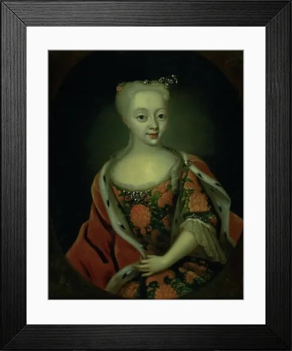 Framed Print : Prinsesse Louise, 1700-1800. Creator: Unknown Framed Print : Prinsesse Louise, 1700-1800. Creator: Unknown