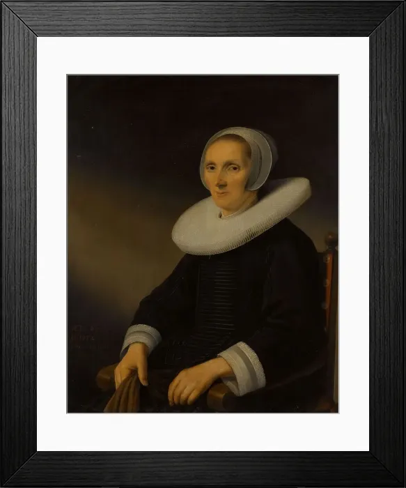 Framed Print : Portrait of a Woman, probably Jacobmina de Grebber (?-1666), 1652. Creator: Anthonie Palamedesz Framed Print : Portrait of a Woman, probably Jacobmina de Grebber (?-1666), 1652. Creator: Anthonie Palamedesz