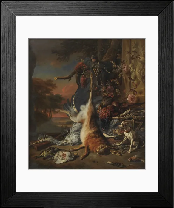 Framed Print : Dead Game, 1701. Creator: Jan Weenix Framed Print : Dead Game, 1701. Creator: Jan Weenix