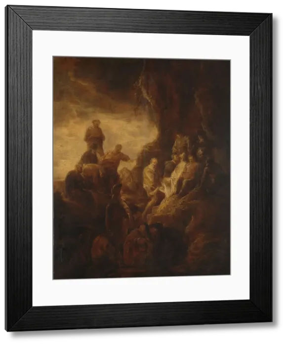 Framed Print : The Entombment, c.1640-1652. Creator: Benjamin Gerritz Cuyp Framed Print : The Entombment, c.1640-1652. Creator: Benjamin Gerritz Cuyp