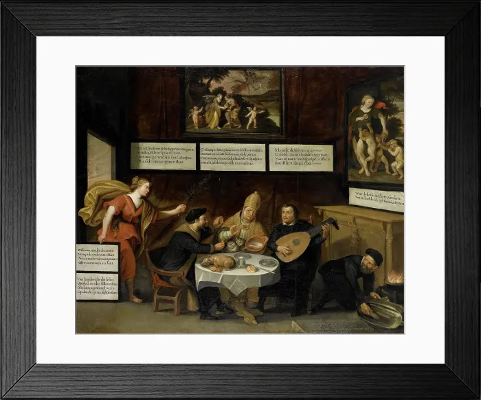 Framed Print : Peace Urging the Churches to be Tolerant, 1600-1624. Creator: Anon Framed Print : Peace Urging the Churches to be Tolerant, 1600-1624. Creator: Anon