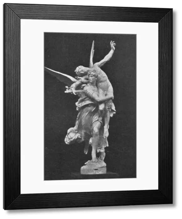Framed Print : Le Gloria Victis'; d'Antonin Mercie, 1916. Creator: Goupil. Le Gloria Victis'; d'Antonin Mercie, 1916. Creator: Goupil Framed Print : Le Gloria Victis'; d'Antonin Mercie, 1916. Creator: Goupil. Le Gloria Victis'; d'Antonin Mercie, 1916. Creator: Goupil