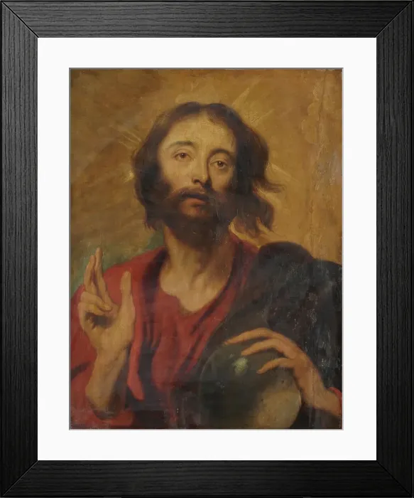 Framed Print : Christ as Saviour of the World, c.1620-c.1630. Creator: Unknown Framed Print : Christ as Saviour of the World, c.1620-c.1630. Creator: Unknown