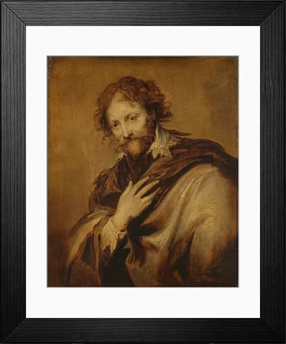 Framed Print : Portrait of Peter Paul Rubens (1577-1640), c.1630-c.1650. Creator: Unknown Framed Print : Portrait of Peter Paul Rubens (1577-1640), c.1630-c.1650. Creator: Unknown