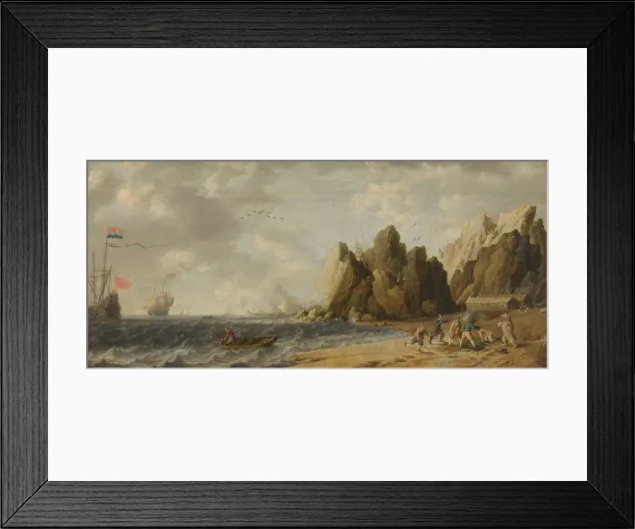 Framed Print : Imaginary Inlet in Southern Arctic Waters in Summer, c.1640-c.1650. Creator: Bonaventura Peeters I Framed Print : Imaginary Inlet in Southern Arctic Waters in Summer, c.1640-c.1650. Creator: Bonaventura Peeters I