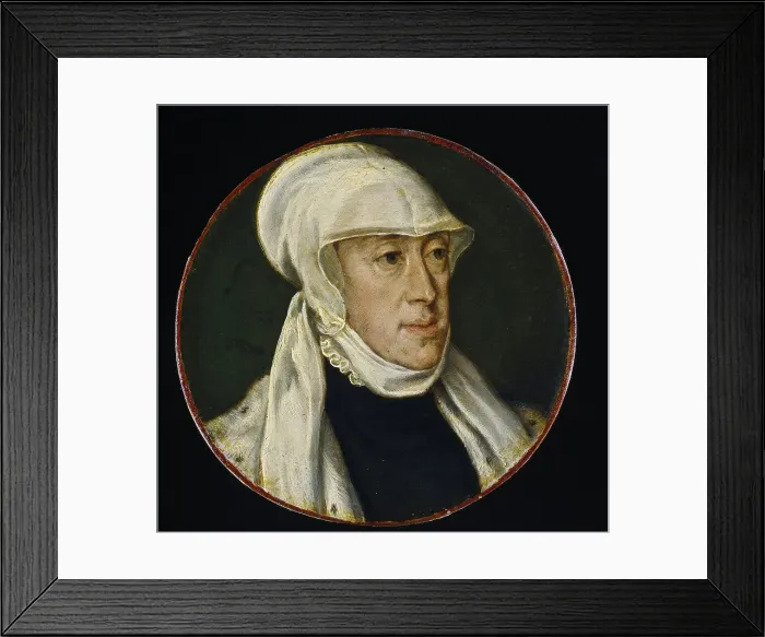 Framed Print : Maria of Hungary, Regent of the Netherlands, 1550-1560. Creator: Anon Framed Print : Maria of Hungary, Regent of the Netherlands, 1550-1560. Creator: Anon