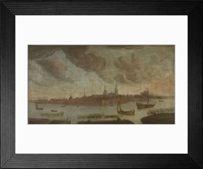 Framed Print : View of Heusden, c.1640-c.1660. Creator: Anon Framed Print : View of Heusden, c.1640-c.1660. Creator: Anon