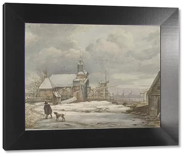 View of the Haarlemmerpoort in Amsterdam, 1796-1849. Creator: Albertus Brondgeest