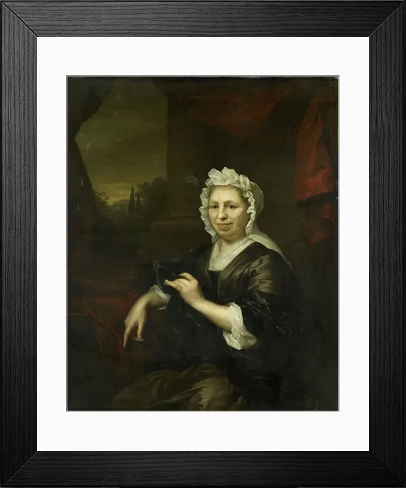 Framed Print : Brechje Hooft (1640-1721). Widow of Harmen van de Poll, c.1700-c.1729. Creator: Arnold Boonen Framed Print : Brechje Hooft (1640-1721). Widow of Harmen van de Poll, c.1700-c.1729. Creator: Arnold Boonen