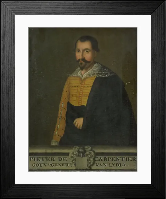 Framed Print : Portrait of Pieter de Carpentier, Governor-General of the Dutch East Indies, 1750-1800. Creator: Anon Framed Print : Portrait of Pieter de Carpentier, Governor-General of the Dutch East Indies, 1750-1800. Creator: Anon