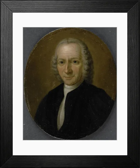 Framed Print : Adrianus van Royen (1704-79), professor of medicine and herbalism at Leiden, c.1730-c.1770. Creator: Unknown Framed Print : Adrianus van Royen (1704-79), professor of medicine and herbalism at Leiden, c.1730-c.1770. Creator: Unknown