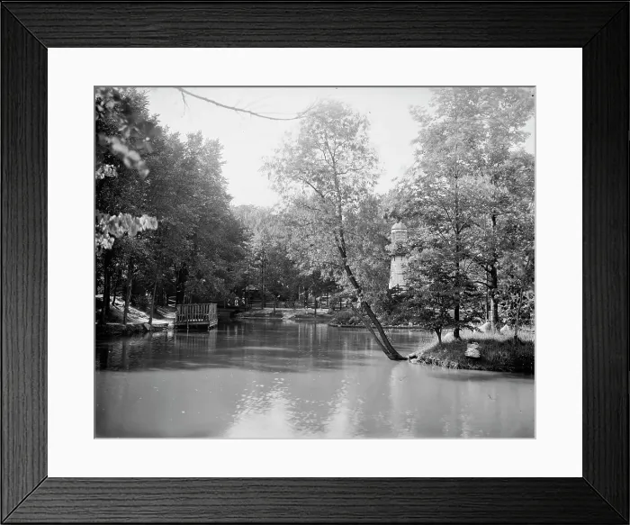 Framed Print : Palmer Park, Detroit, Mich. between 1900 and 1920. Creator: Unknown Framed Print : Palmer Park, Detroit, Mich. between 1900 and 1920. Creator: Unknown