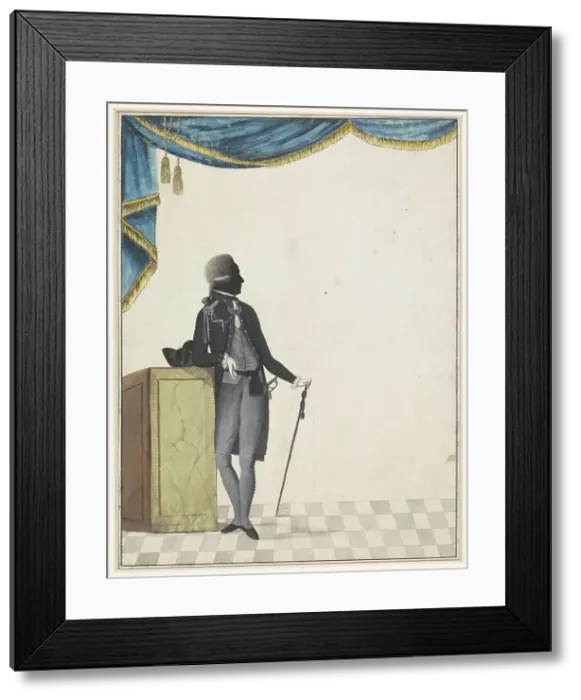 Framed Print : Portrait of General van der Meersch in an interior, 1744-c.1842. Creator: Anon Framed Print : Portrait of General van der Meersch in an interior, 1744-c.1842. Creator: Anon