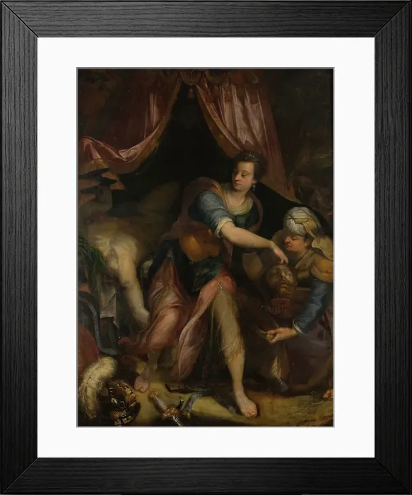 Framed Print : Judith with the Head of Holofernes, 1725-1824. Creator: Dionisio Calvaert