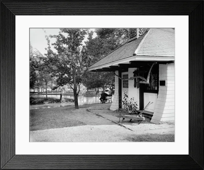 Framed Print : Palmer Park, Detroit, Mich. between 1900 and 1920. Creator: Unknown Framed Print : Palmer Park, Detroit, Mich. between 1900 and 1920. Creator: Unknown