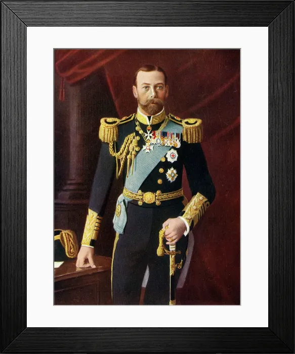 Framed Print : His Majesty The King, 1911. Creator: Unknown Framed Print : His Majesty The King, 1911. Creator: Unknown