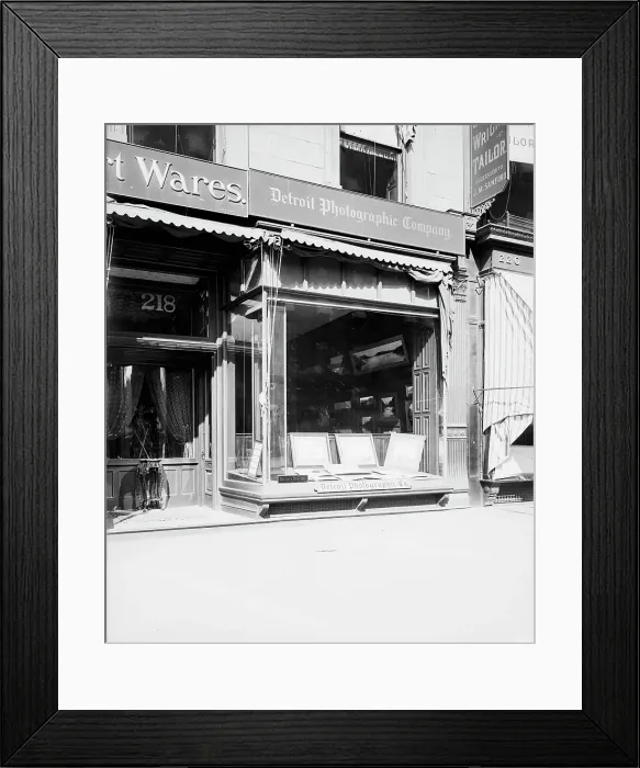 Framed Print : Detroit Photographic Company, 218 Fifth Avenue, New York, N.Y. between 1900 and 1910. Creator: Unknown Framed Print : Detroit Photographic Company, 218 Fifth Avenue, New York, N.Y. between 1900 and 1910. Creator: Unknown