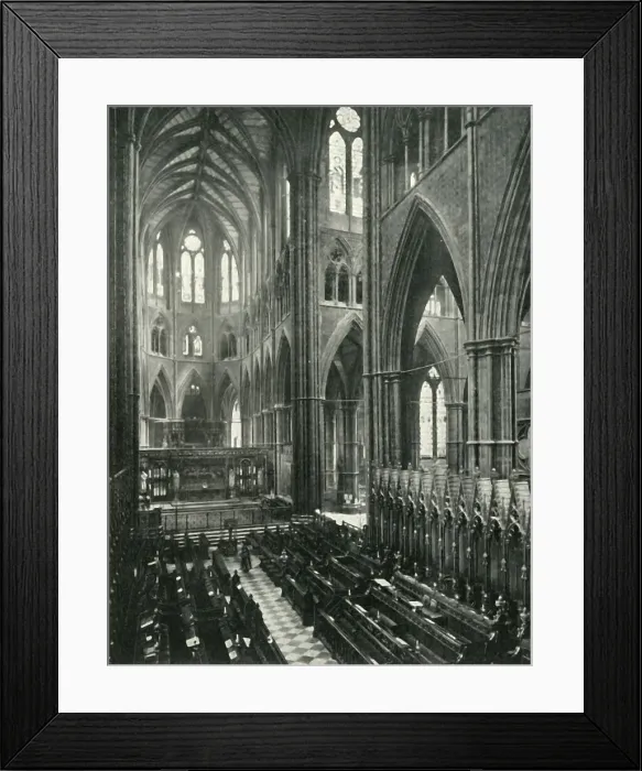 Framed Print : Westminster Abbey: Choir and Apse, 1911. Creator: Unknown Framed Print : Westminster Abbey: Choir and Apse, 1911. Creator: Unknown