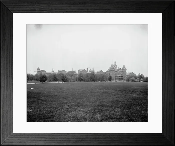 Framed Print : Insane Asylum, Columbus, O[hio], between 1900 and 1906. Creator: Unknown
