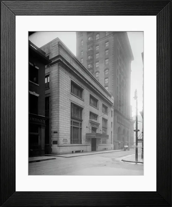 Framed Print : Old Colony Trust Company, main office, Court Street, Boston, Mass. (1913?). Creator: Unknown Framed Print : Old Colony Trust Company, main office, Court Street, Boston, Mass. (1913?). Creator: Unknown